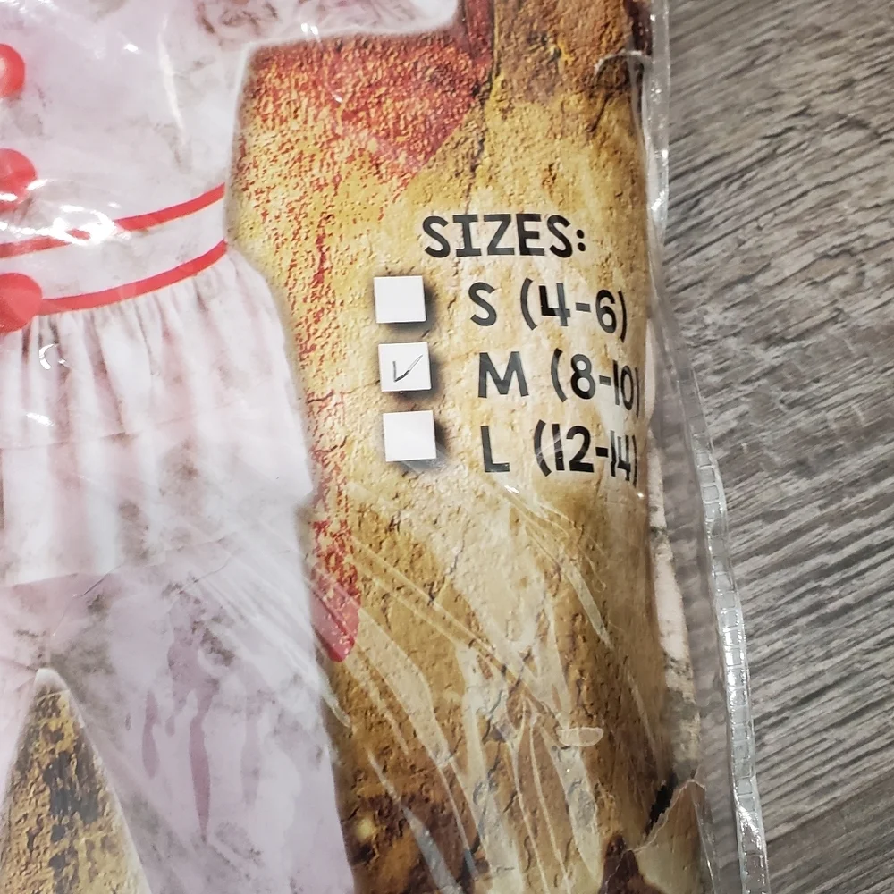 Evil Dancing Clown Child Costume By Palamon Size Medium 8/10